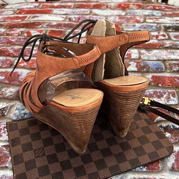 Cole Haan leather brown wedges - Picture 8 of 9